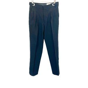 Vintage 90s Black Tuxedo Formal Adjustable Waist Pants 30R